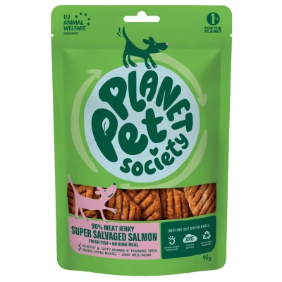 Afbeelding van Planet Pet Society Dog Jerky Super Salvaged Hondensnacks Zalm 90 g