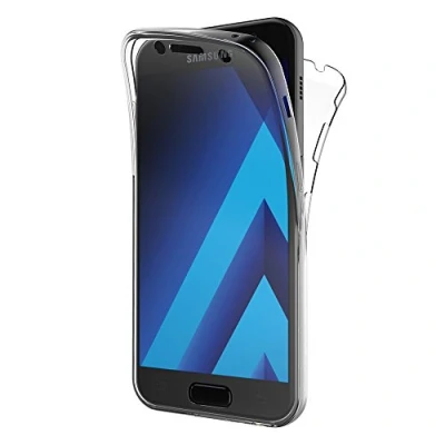 Afbeelding van AICEK Samsung Galaxy A5 2017 hoesje, 360 full body transparante siliconen beschermhoes voor case Crystal Clear Doorzichtige TPU Bumper telefoonhoes (SM A520F 5,2 inch)