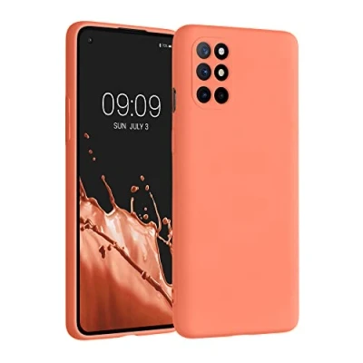 Afbeelding van kwmobile telefoonhoesje compatibel met OnePlus 8T hoesje Zachte case voor smartphone Back cover in zomers oranje