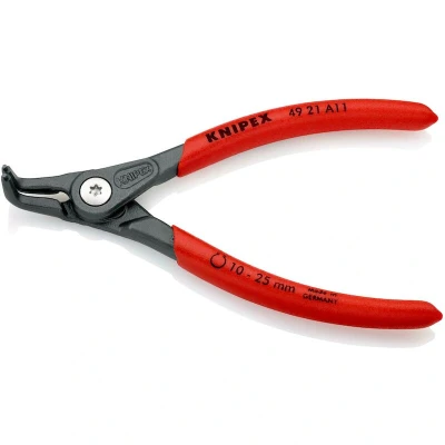 Afbeelding van Knipex 49 21 A11 borgveertang buitenr. 90 gr 10 25 mm