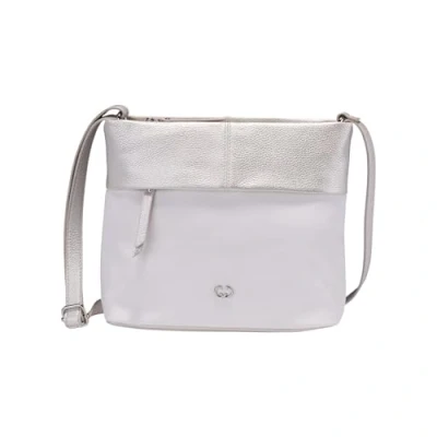 Afbeelding van GERRY WEBER Schoudertas Keep In Mind Shoulder Bag MHZ Metallic Cold Wit