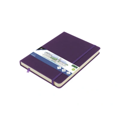 Afbeelding van Kangaro schetsboek A5 purple heart met elastiek en lint K 861292