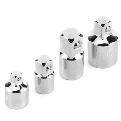 Afbeelding van Socket adapter 4 stks 1 / 4in 3 8in 2in Impact en Reducer Converter Set Elektrische Sleutel (Galvaniseren)
