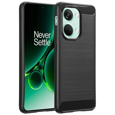 Afbeelding van OnePlus Nord 3 Hoesje Siliconen en TPU (zacht) imoshion Softcase/Backcover Zwart Telefoonhoesje