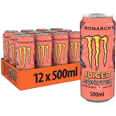 Afbeelding van Monster Energy Monarch, 12 x 500 ml, wegwerpdoos, met een mix van perzik en nectarine