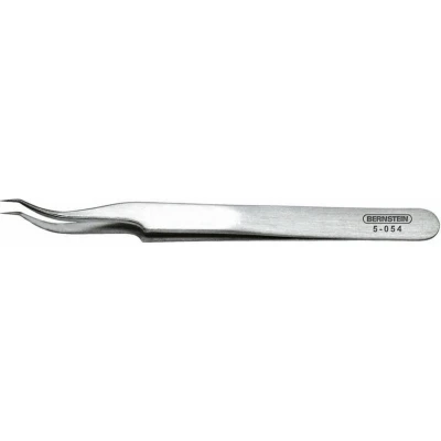 Afbeelding van Bernstein Tools for Electronics 5 054 SMD pincet 7abb SA Sikkelspits, super spits, gebogen 120 mm