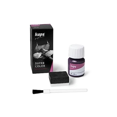 Afbeelding van Verf Voor Leren Schoenen En Tassen Met Spons Penseel, Kaps Super Color, 70 Kleuren (154 aubergine)