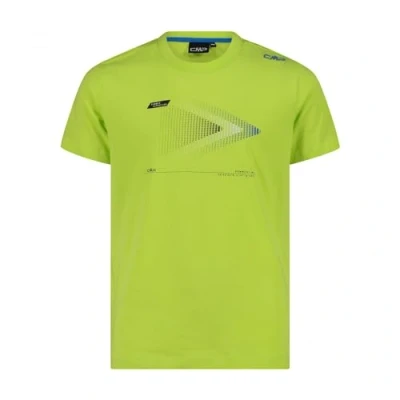 Afbeelding van CMP Uniseks T shirt van jersey voor kinderen en jongens, Kalk, 110