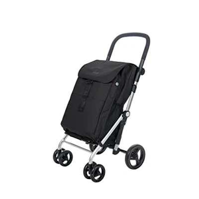 Afbeelding van Boodschappentrolley Classic Family Zwart