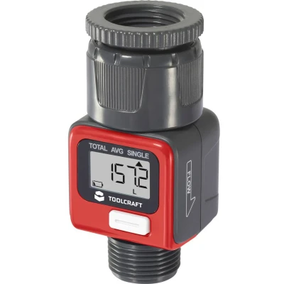 Afbeelding van TOOLCRAFT TO 10084629 Watermeter werkt op batterijen