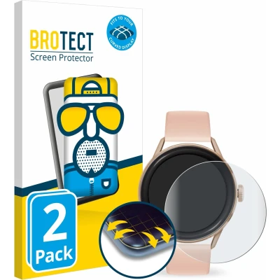 Afbeelding van BROTECT Volledig scherm Pellicola Opaca, Smartwatch beschermfolie, Grijs