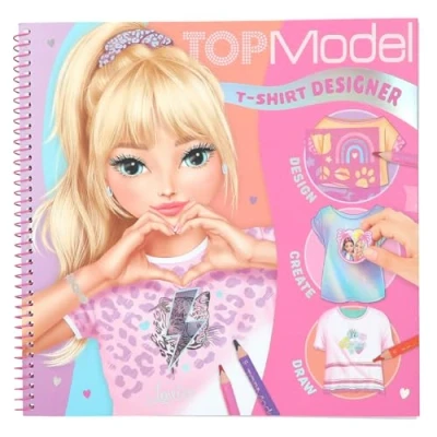 Afbeelding van TOPModel T shirt Designer kleurboek.