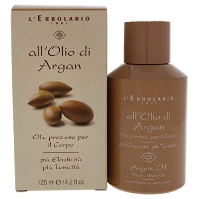 Afbeelding van L&#039;Erbolario Arganolie, hoogwaardige, speciale lichaamsolie, per stuk verpakt (1 x 125 ml)