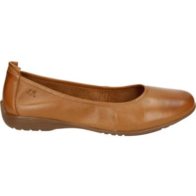 Afbeelding van Josef Seibel Ballerina&#039;s, Dames, Maat: 43, Camel Leer