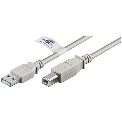 Afbeelding van Goobay USB 2.0 Hi Speed Cable with Certificate, grey 5 m