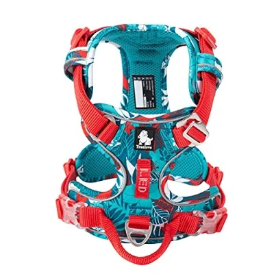 Afbeelding van TRUE LOVE Hondenharnas Geen Pull Verstelbare Reflecterende Step in Zacht Nylon Voor Kleine Grote Huisdier TLH5653 (L, Camouflage Blauw)