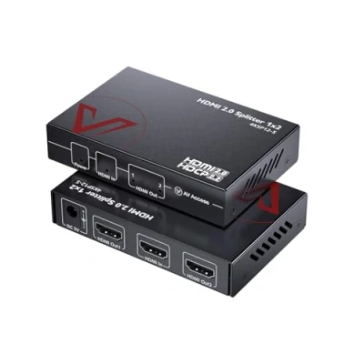 Afbeelding van AV Access 1 in 2 Out UHD 4K@60Hz 1080p@120Hz HDMI 2.0 splitter met automatische downscaling, 18 Gbps nullatentie, x 4K HDR10 en 3D, HD Audio, HDCP 2.2, automatisch EDID beheer