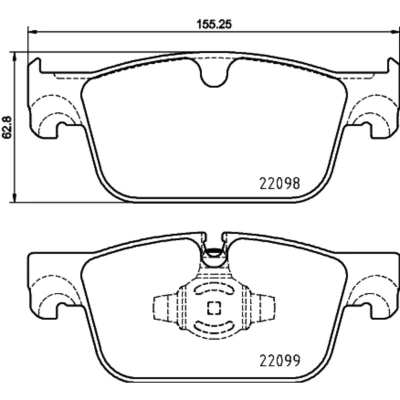 Afbeelding van Brembo Remblokset P 86 028