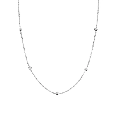Afbeelding van TI SENTO Milano 3978ZI Ketting zilver zirconia 2,6 mm