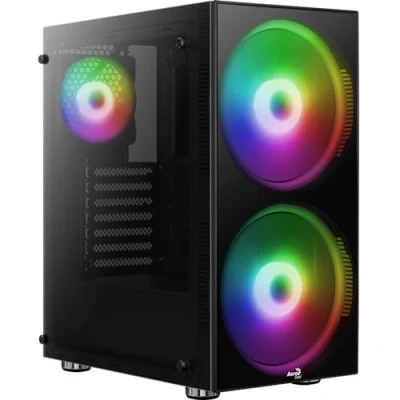 Afbeelding van Aerocool Python Midi Toren Zwart