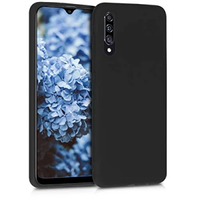Afbeelding van kwmobile telefoonhoesje geschikt voor Samsung Galaxy A30s Hoesje smartphone Back cover in mat zwart