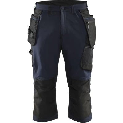 Afbeelding van Blaklader Piraatbroek 4 weg stretch 1521 1645 Donker marineblauw/Zwart C46