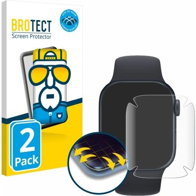 Afbeelding van BROTECT Volledig bedekkende screen protector, Smartwatch beschermfolie, Transparant