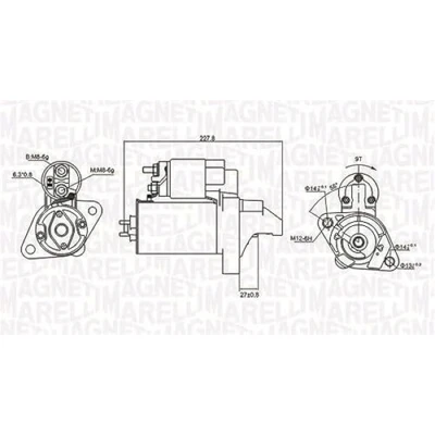 Afbeelding van Magneti Marelli Starter 063721074010