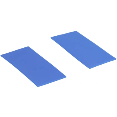 Afbeelding van Tunnel beglazingsblokjes (100x48x2mm) blauw per 500 stuks