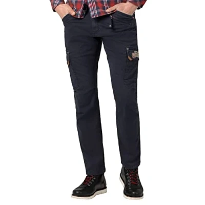Afbeelding van Timezone Regular Rogertz vrijetijdsbroek voor heren, total eclipse, 29W / 32L