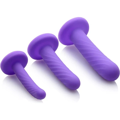 Afbeelding van Tri Play 3 Piece Silicone Dildo Set