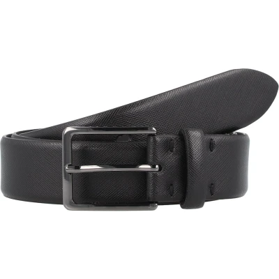 Afbeelding van bugatti Leren Riem Men&#039;s Belt W110 Black Zwart