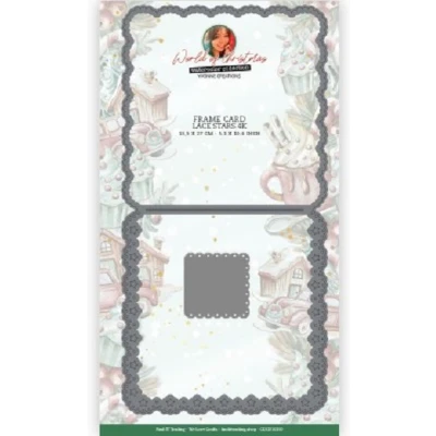 Afbeelding van Card Deco Essentials Cutting Dies Lace Stars 4K
