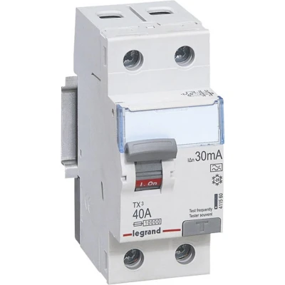Afbeelding van Legrand 411560 aardlekschakelaar, TX3 FI 40A 2P 30MA a