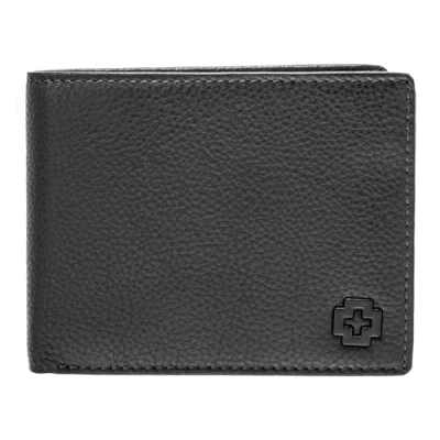 Afbeelding van strellson Leren Portemonnee Dalston Myles Billfold Black Zwart