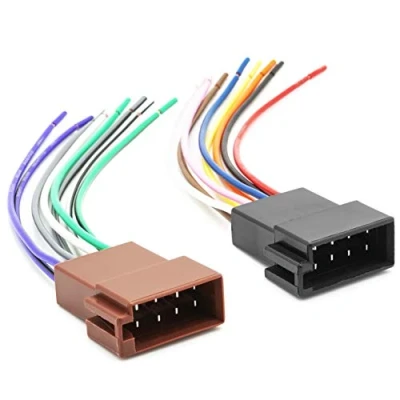 Afbeelding van Auto Radio universele aansluiting adapter kabel DIN ISO bus stroom luidspreker