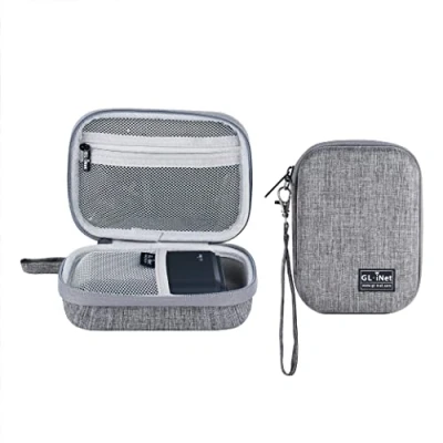 Afbeelding van GL.iNet Gadget Organizer Case voor reisrouter GL AXT1800 / MT1300/ SFT1200/ E750, opladers, kabels en accessoires, robuuste duurzame tas, draagtas van Eva, schokbestendig, grijs,
