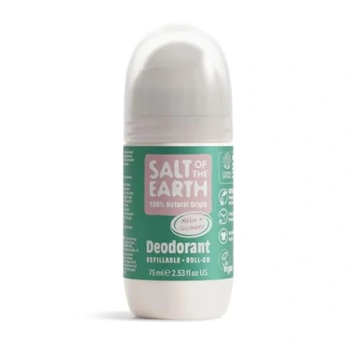 Afbeelding van Salt Of The Earth Natural Deodorant Roll On, Melon &amp; Cucumber (75ml)