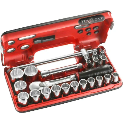Afbeelding van Facom SL.DBOX412 Dopsleutelset Metrisch 1/2 (12.5 mm) 22 delig