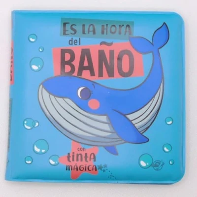 Afbeelding van Es la hora del baño (3): Libro para bañera interactivo bebés entre 0 y 36 meses. ¡Con tinta mágica que aparece cuando mojas los animales con agua!