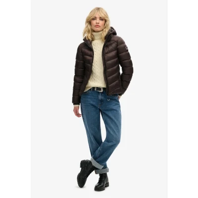 Afbeelding van Superdry gewatteerde jas HOODED FUJI bruin