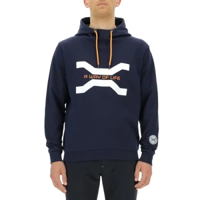 Afbeelding van JEEP O102930 A928 XP Heren Sweatshirt met Grote Print Xtreme Performance A Way of Life JX23A Night Blue S