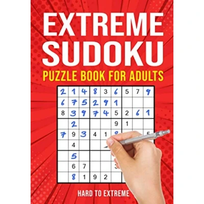 Afbeelding van Extreme Sudoku Puzzle Book for Adults: Hard to Extremely 156 Difficult Puzzles