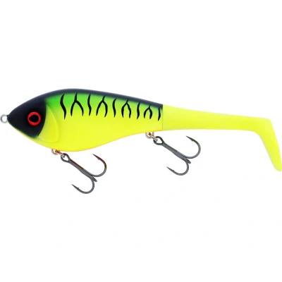Afbeelding van Westin Swim Tail 12cm 62gr Suspending Firetiger 1 body 2 tails