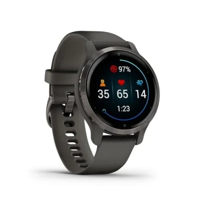 Afbeelding van Garmin Venu 010 02429 10 2S Smartwatch Smart Watches horloge Zwart