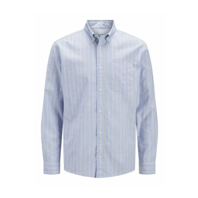 Afbeelding van Jack &amp; Jones Premium Jprblubrook Oxford Overhemd, Heren, Maat: Medium, Coronet blue