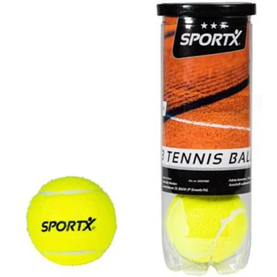 Afbeelding van SportX Tennisballen in Koker 3 stuk