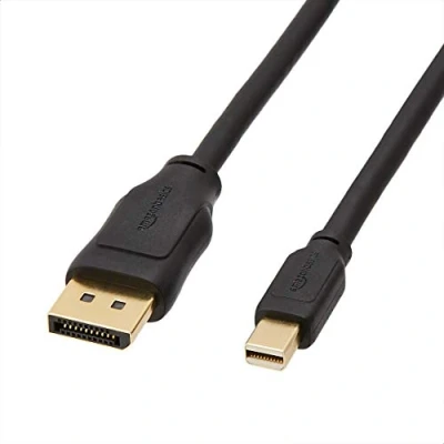 Afbeelding van Amazon Basics Kabel voor Mini DisplayPort naar DisplayPort, 1,8 m, zwart