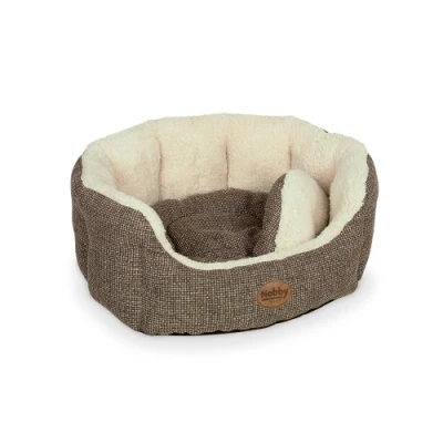 Afbeelding van Nobby Comfort bed ovaal &quot;ALBA&quot; bruin L x B H: 45 40 19 cm