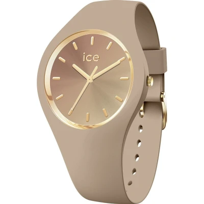 Afbeelding van Ice Watch 024984 Sunset Warm Taupe M40 horloge inStock Zandkleur